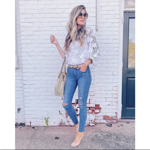 Express Floral Lace White Wrap Thong Bodysuit NWT - Picture 5 of 5